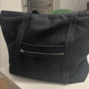 Vera Bradley Quilted Charcoal Tote